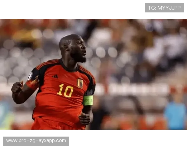 卢卡库轻微变向后抽射，比利时力量型终结亮眼